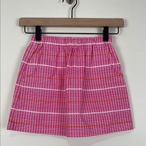 Vineyard Vines Girl’s 5/6 Skirt Pockets Pink Whales Elastic Waist Cotton